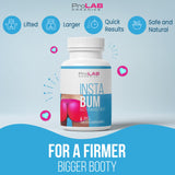 ProLab Organics InstaBum Bum Enhancement Pills – Lift, Shape, and Fill Glutes – Fast Growth for Bigger Butt and HIPS – No Gummies. Visible Results in 1-2 Weeks