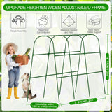 WLLEYAY Large U-Shape Cucumber Trellis for Raised Bed,49.2x49.2x23.6in