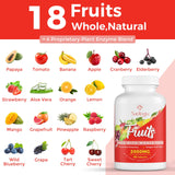 2000 MG Fruits and Vegetables Supplements, Natural Balance Over 35+ Fruits and Vegetables, 100% Whole Food Superfoods Fruit and Veggies Supplement, Energy Balance, Sugar-Free, Vegan, 120 Tablets