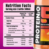Protein2o Hydration Drink - 2-in-1 Liquid Clear Whey Protein Isolate and Electrolyte Drink - 15g Protein, Vitamins B5, B6 - Post-Workout Recovery - 16.9 Fl Oz - 12 Count Flavor Fusion Variety Pack