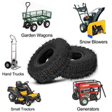 GREHUA 4.10-4 Tire and Tube Set for Lawn Mower Snow Blower Generator Parts