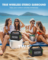 ANCOON Speakers Bluetooth Wireless: 80W(Peak) Loud Speaker with Bass