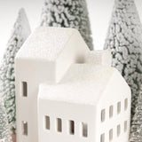 Christmas Decorations Indoor, 5 Lighted Ceramic Christmas Village Houses