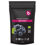 b Organic Aronia Berry Powder - Black Chokeberry Superfood High in Anthocyanins & Polyphenols - Supports Immune System - Chokeberries Organic Superfood - Aronia Berries - Vegan, Gluten-Free - 1lb