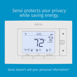 Sensi Smart Thermostat, 100 Years Of Expertise, Wi-Fi, Data Privacy, Programmable, Easy DIY Install, Works With Alexa, Energy Star Certified, Mobile App, ST55