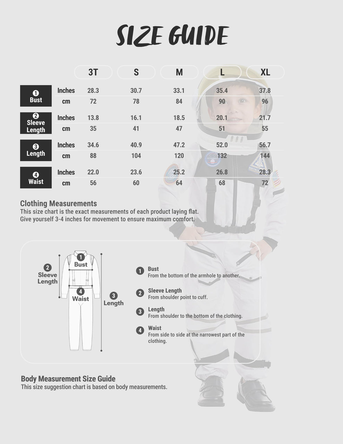Spooktacular Creations White Astronaut Costume with Helmet, Space Suit for Toddler with Movable Visor, Kids Astronaut Halloween Costume for Cosplay, Party Favor Supplies (Small, 5-7 yrs)