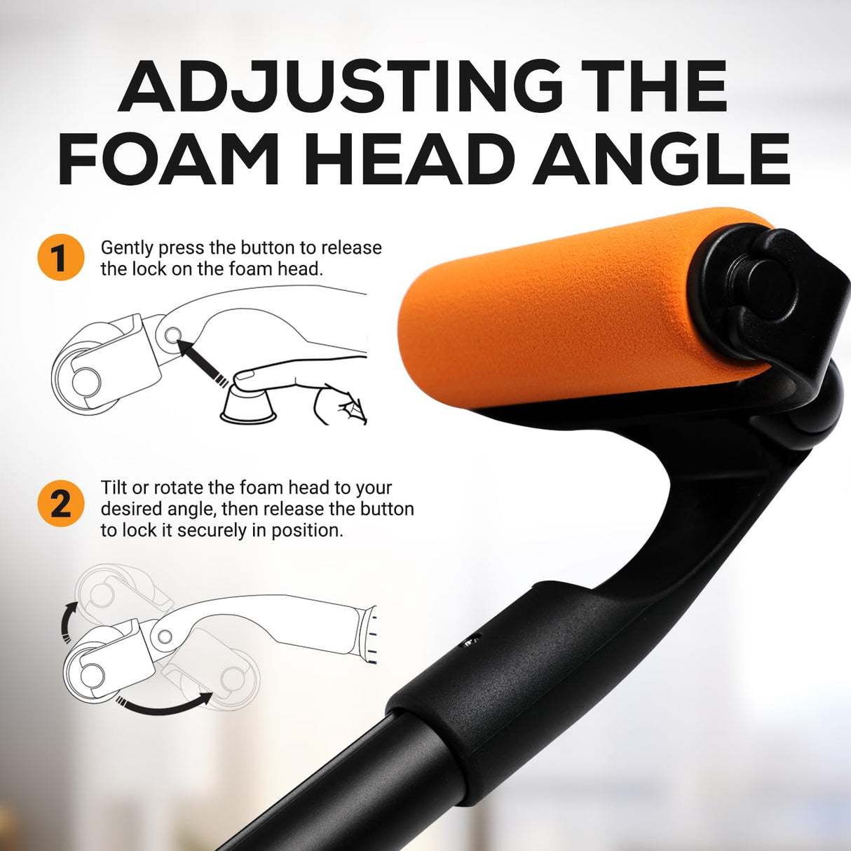 EZPIK Lotion Applicator for Back, Extendable up to 23" - Curved Design Back Lotion Applicator for Elderly/Seniors with Limited Mobility, Lotion Stick & Sunscreen Spreader for Skin Cream, Oils & More