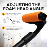 EZPIK Lotion Applicator for Back, Extendable up to 23" - Curved Design Back Lotion Applicator for Elderly/Seniors with Limited Mobility, Lotion Stick & Sunscreen Spreader for Skin Cream, Oils & More