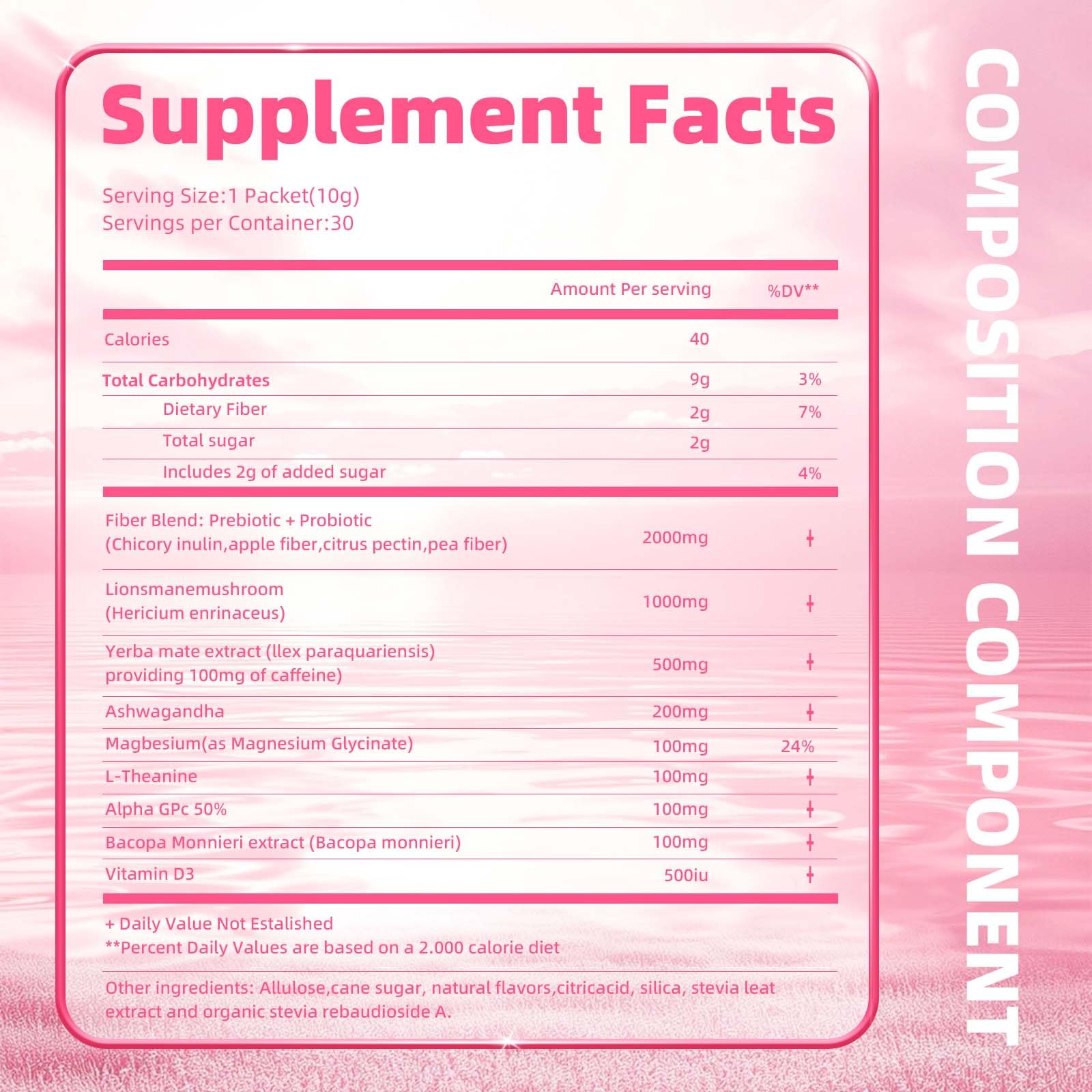 Super Yerba Mate, Yerba Mate Instant Tea Powder, Raspberry