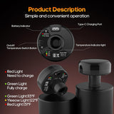 Massage Gun with Heat Massager Deep Tissue Muscle Massager Gifts for Men
