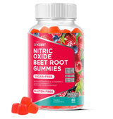 Beets Root Soft Chews Supplements - Support for Heart Health and Healthy Circulation Flow Naturally - Advanced Nitric Oxide Natural Beet Powder Vitamins Chewable Sugar Free Gummies for Men Women