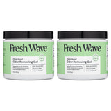 Fresh Wave Odor Removing Gel, 15 oz., Pack of 2 - Odor Absorbers for Home, Safer Odor Relief, Natural Plant-Based Odor Eliminator, Every 15 oz. lasts 30-60 Days, For Cooking, Trash & Pets