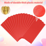 16 Pack Red Plastic Tablecloth for Rectangle Tables, Premium Decorative Red Disposable Table Cloths for Parties, Rectangle Party Table Cover for Birthday, Wedding, Christmas, Anniversary, 54 x 108Inch