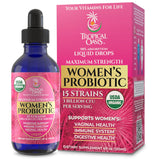 USDA Organic Liquid Probiotic for Women | PH Balance, UT, & Feminine Health | Digestive Support, Immune & Gut Health | 15 Clinically Studied Strains | 98% Absorption | Vegan, Non-GMO | 40 Servings