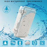 YETLEBOX Outdoor Waterproof Electrical Box Junction Box Weatherproof IP67 ABS Plastic Enclosure Switch Router Project Box Electronics Enclosure With Mounting Plate Wall Bracket Grey 7.9" x 3.9" x 2.8"