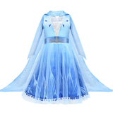 Tacobear 10Pcs Princess Costume Dress For Girls Kids Toddler Snow Princess Dress Up Clothes for Little Girls with Accessories Gloves Crown Wands Wig Necklace for 3-4T Kids Christmas Birthday Party