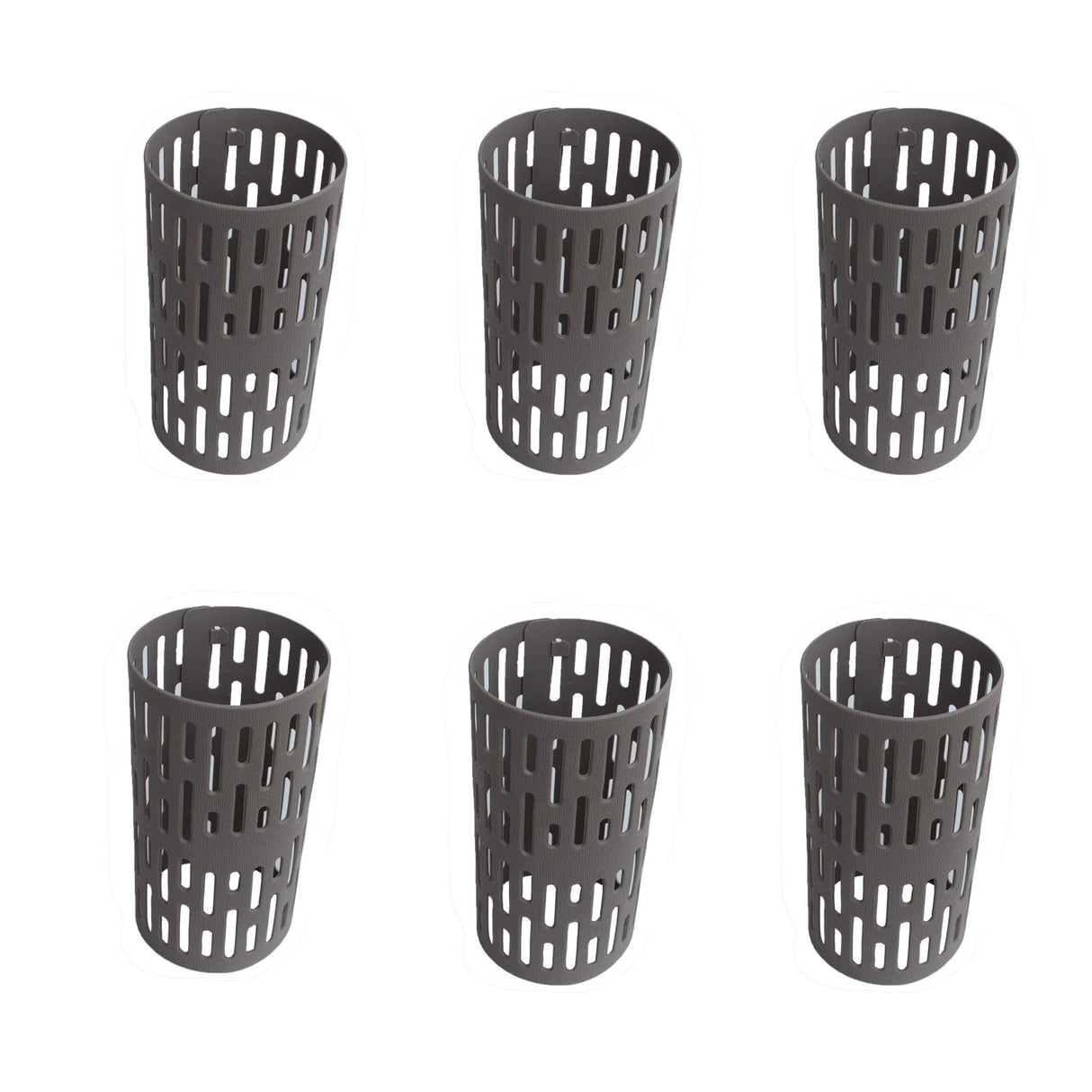 Plastic Tree Trunk Protectors, Nursery Mesh Bark Guard - 6 Pack