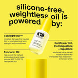 K18 Molecular Repair Hair Oil, Weightless Oil for Stronger, Healthier Hair, Suitable For All Hair Types, 1 Fl Oz