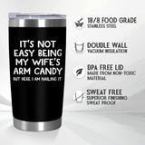 ARVEXO Christmas Birthday Gifts For Husband from Wife - 20 oz Stainless Steel Insulated Coffee Tumbler with Lid - Anniversary Wedding Gifts Gifts for Him Men Husband from Wife, Presents for Men