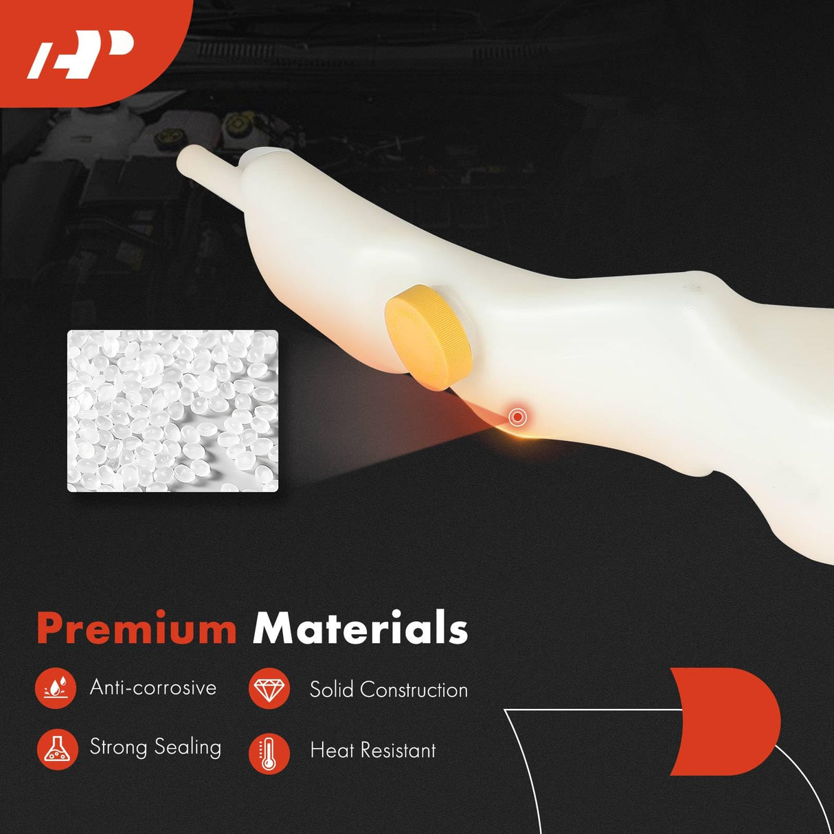 A-Premium Engine Coolant Overflow Recovery Reservoir Tank Compatible with Nissan Urvan 2002-2009, Replaces# 21710VW010