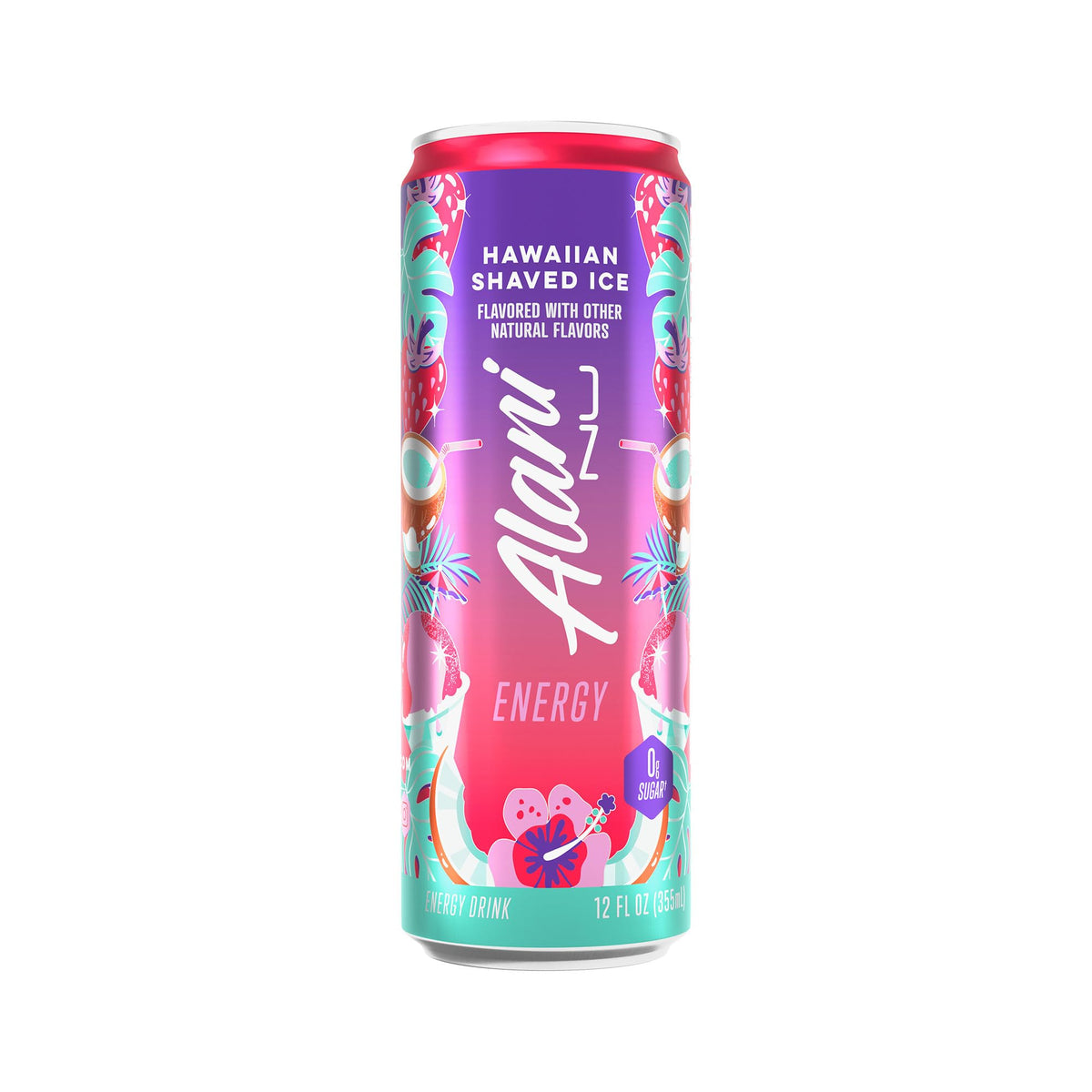 Alani Nu Hawaiian Shaved Ice Sugar Free Energy Drink (Pack of 12)
