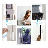 Door Chime When Door Opens, Door Opened Alarm for Home/Business Office/Bedroom Entering, 2-Sensor + 1-Receiver with 500FT Range,58 Chimes,5-Volume Level, Entry Alert for Kids/Toddler/Dementia Safety