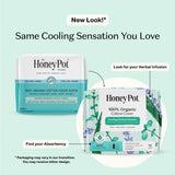The Honey Pot Company - 64ct - Herbal Pads for Women - Super w/Wings - Infused w/Essential Oils for Cooling Effect, Organic Cotton Cover, & Ultra-Absorbent Pulp Core - Feminine Care - FSA & HSA
