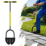 Half Moon Saw Tooth Lawn Edger, 40in Edger Lawn Tool with Double V-Blade