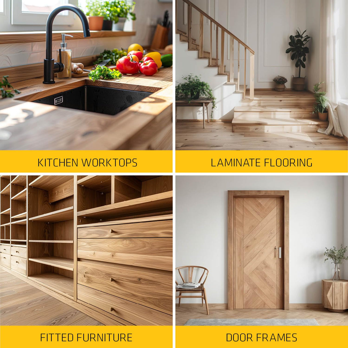 Everbuild EVBTIMBOAK Timber and Laminate Sealant Oak C3, Set of 1