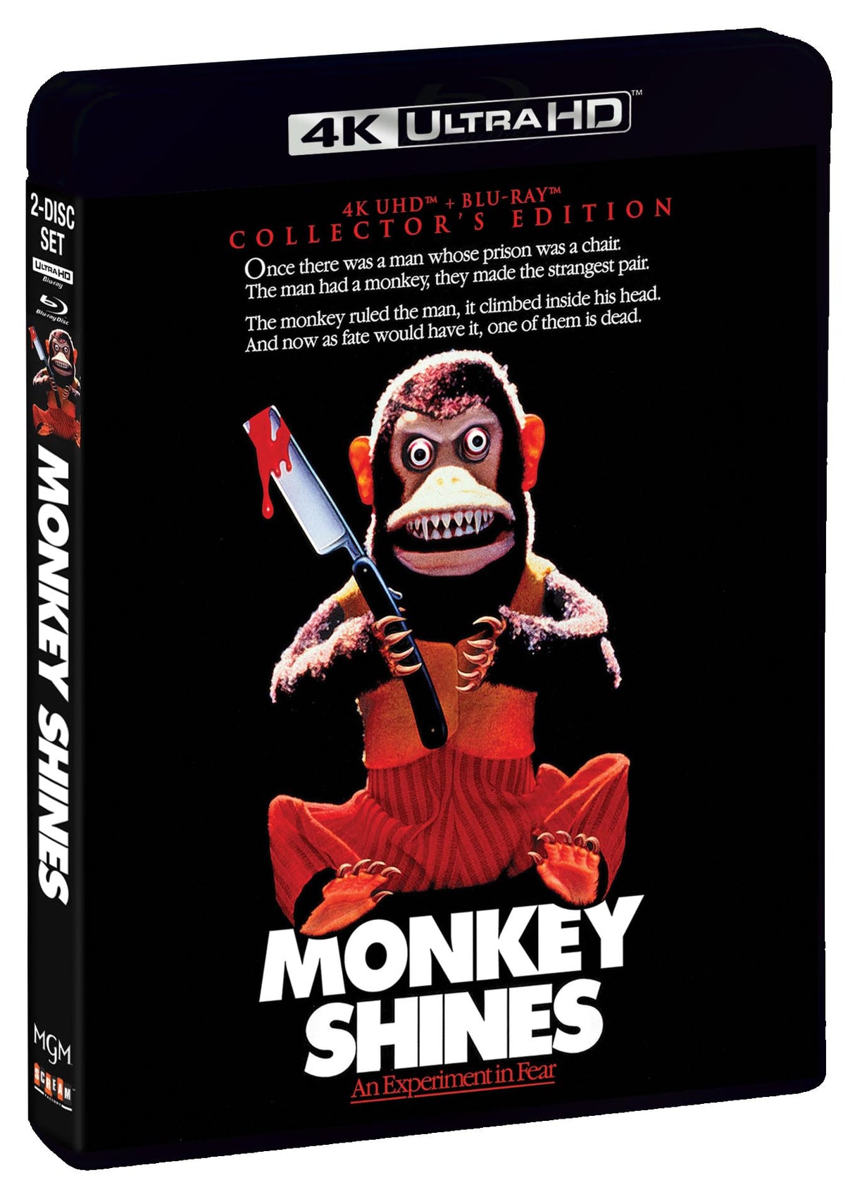 Monkey Shines - Collector's Edition 4K Ultra HD + Blu-ray [4K UHD]