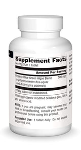 Source Naturals Blue Green Algae from Klamath Lake - Algae Superfood Supplement, 500 mg - 200 Tablets