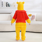 QSTYLE Unisex Children Bear Onesie, Halloween Costume Christmas Pajamas For Girls and Boys 10-11Y Yellow