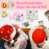 Instant Print Camera for Kids with 12 Rolls Refill Paper, Digital Camera for Girls Christmas Birthday Gifts, 32G SD Card