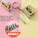 24 Pcs Mini Screwdriver Keychain Tape Measure Keychains Set Keychain Tape Measure Mini Screwdrivers in Pouch Keychain for Birthday Party Favors ，Adult Tool Party Prize for Father's Men Gifts