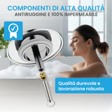 Bächlein Universal Badewannenstöpsel - Abfluss-Stopfen [PVD Gold] - inkl. Ersatzdichtung