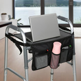 HOOMTREE Walker Tray for Folding Walker, Trays for Walkers for Seniors Detachable with Cup Holder,Walker Trays for Rolling Folding Walker,Walker Accessories for Elderly