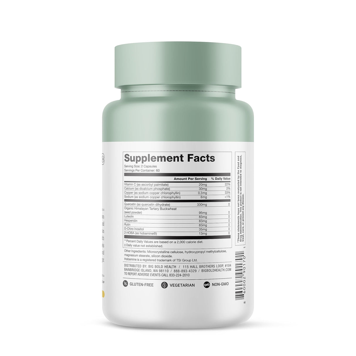 2 Month Supply - Big Bold Health HTB Rejuvenate - Immune Health Support Supplement - Himalayan Tartary Buckwheat Supplement for Immune Rejuvenation and Immune Support (120 Capsules)