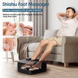 MOUNTRAX Shiatsu Foot Massager with Heat, DIY Gift Ideas for Mom Dad Women Men, Deep Kneading Foot Massager for Plantar Fasciitis, Improve Circulation and Pain Relief