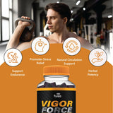 (5 Pack) Vigor Force Max Performance Gummies, VigorForce Maximum Strength Shilajit Sea Moss Fenugreek Gummies Overall Energy Vitality Support, Vigor Forc Gomitas (5 Month Supply)