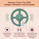 Vibrating Sensory Chew Toy - Superior Sensory Experience to Standard Autism Chew Toys. USB Chargeable. 3X Vibration Settings. Sensory Chew Toys for Autistic Children & Vibrating Teether for Baby