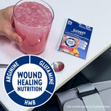 Juven Therapeutic Nutrition Drink Powder Including Collagen Peptides, Amino Acids, and HMB For Wound Healing Support, Variety Pack: Orange & Fruit Punch, 30 Packets