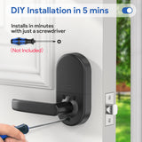 Keypad Door Lock with Handle: Keyless Entry Smart Lock for Front Door, NICE DIGI Electronic Digital Door Lock, Easy Installation