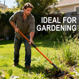 Nohovu Garden Hoe Tool, 58 Inches Hoe Garden Tool with Fiberglass Long Handle, Heavy Duty Garden Hoe for Weeding