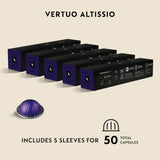 Nespresso Vertuo, Altissio, Medium Roast, 50-Count Espresso Pods