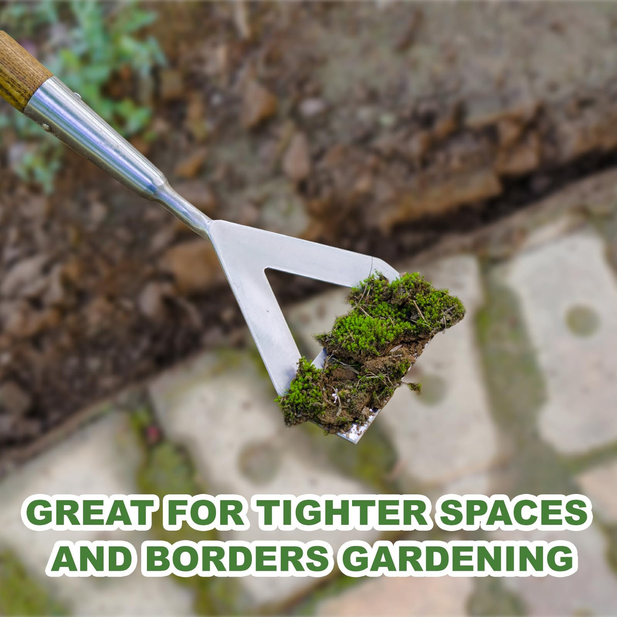 Haliaeetus Women's Dutch Hoe, 51'' Long Handle Dutch Hoe Weeder for Weeds