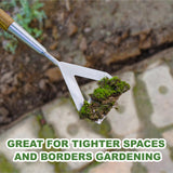 Haliaeetus Women's Dutch Hoe, 51'' Long Handle Dutch Hoe Weeder for Weeds