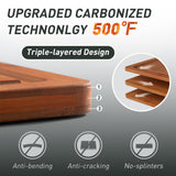 Bamboo Cutting Board Set Non Slip Feet Over Sink Day Gifts Best Mama Mommy Bonus Busy Mom Ever Christmas Xmas Birthday Law Step Stepmom Stepmother Who Have Everything Good Unique Useful Present