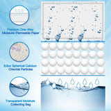 Vacplus Moisture Absorbers, Hanging Closet Dehumidifier Bags, Humidity Packs, Desiccant, Closet Dehumidifiers with Lavender Fragrance, 10 Pack, 9.8 OZ