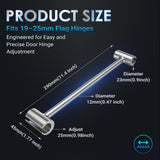Magic Phoenix Hinges Gap Adjusting Wrench, Door Hinge Repair Tool, Upgraded Steel Double-ended Door Hinge Repair Wrench, Heavy-duty Door Hinge Adjustment Tool for Standard Round Bolts (0.748-0.99in)