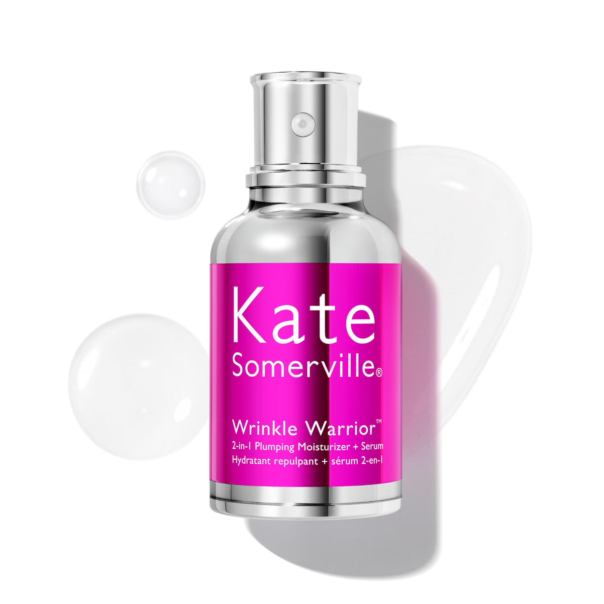 Kate Somerville Wrinkle Warrior | 2-In-1 Plumping Moisturizer + Face Serum | Instantly Hydrates & Smooths Skin | 1.7 Fl Oz